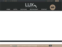 Tablet Screenshot of hotel-lux-muenchen.de